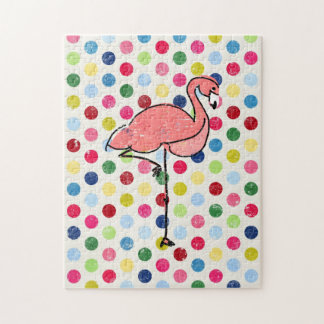 Moderne flippige Flamingo-Tupfen