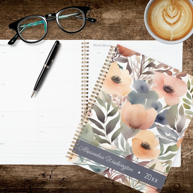 Moderne Floral Aquarell Planer (Von Creator hochgeladen)