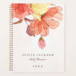 Moderne floral pastel aquarelle feminine affaires