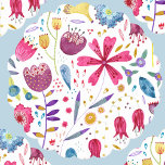 Moderne Floral Watercolor Untersetzer<br><div class="desc">Moderne Aquarellmalerei mit Blume und Blätter in kräftigen Farben auf weißem Hintergrund. Ideal,  um Ihre Feier mit dieser zusätzlichen Touch zu bereichern. Originelle Kunst von Nic Squirrell.</div>