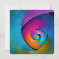 Moderne Florale Abstrakte Kunst Rosa Blaues Muster
