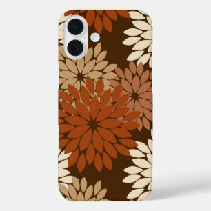 Moderne florale Kimono Print, Schokolade Braun title_seo2