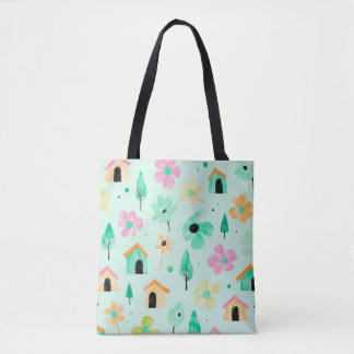 Moderne Florale Kunst-Tasche Tasche