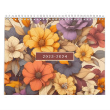 Moderne florale Retroherbstelegation