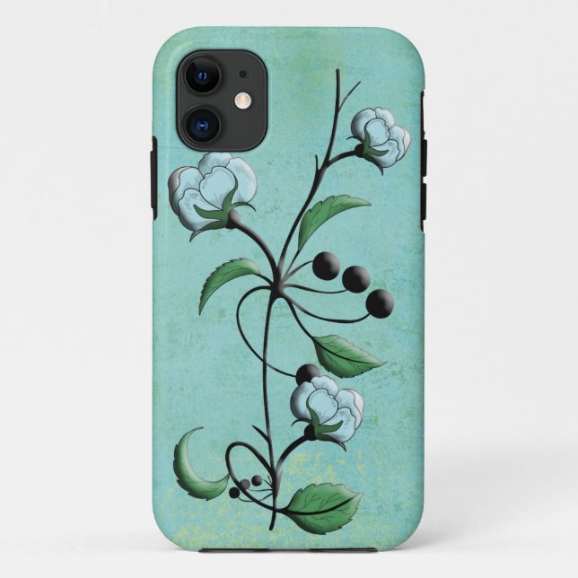 Moderne Florals Case-Mate iPhone Hülle (Rückseite)