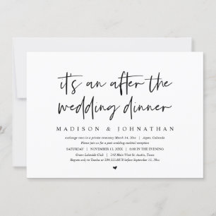 Moderne Flucht, Nach dem Hochzeitsessen Einladung