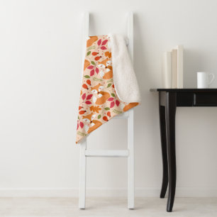 Moderne Folkfüchse Sherpadecke