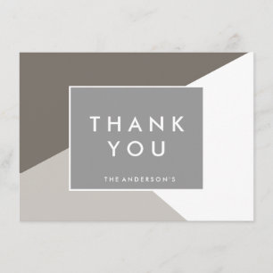 Moderne Form Danke Notizen  DANK IHNEN KARTEN