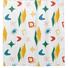 Moderne Formen - Retro-Mod, atomisch, mittelalterl Duschvorhang