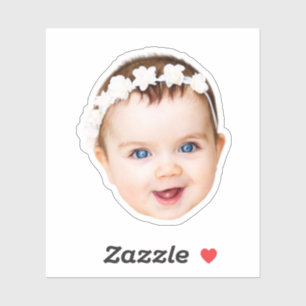 Moderne Foto Baby Kinder bekommen Geschenke Aufkleber