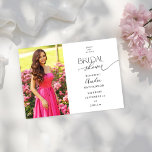Moderne Foto Bridal Dusche Einladung<br><div class="desc">Senden Sie schöne & einzigartige Modern Foto Bridal Dusche Einladungen, um Ihre Gäste für Ihr phantastisches Brautparty bereit zu halten.</div>