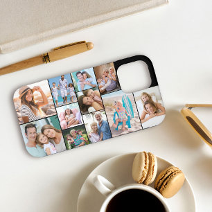 Moderne Foto Collage 11 Picture Black Sideways Case-Mate iPhone Hülle