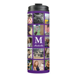 Moderne Foto Collage der 24-Produktfamilie mit Ini Thermosbecher