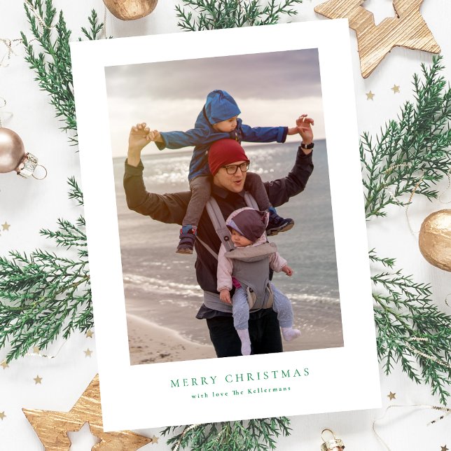 Moderne Foto Collage grün fröhlich Weihnachten glü (Von Creator hochgeladen)