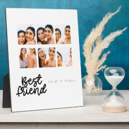 Moderne Foto-Collage mit bester Freundin Fotoplatte