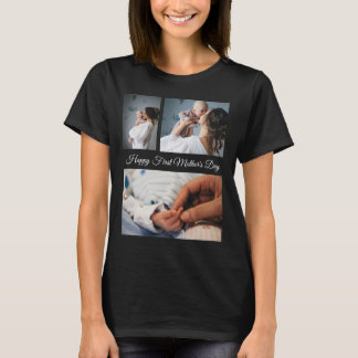Moderne Foto-Collage | Tag der Schwarzen und Weiße T-Shirt
