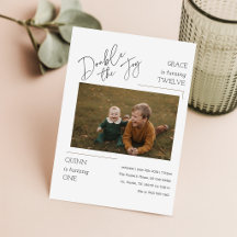 Moderne Foto Gemeinsam Kinder Geschwister Geburtst