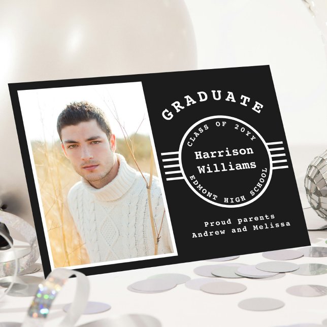 Moderne Foto-Graduierung schwarz-weiß Streifen Ankündigung (Von Creator hochgeladen)