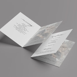 Moderne Foto-Hochzeit Programm