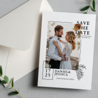 Moderne Foto-Hochzeit spart das Datum