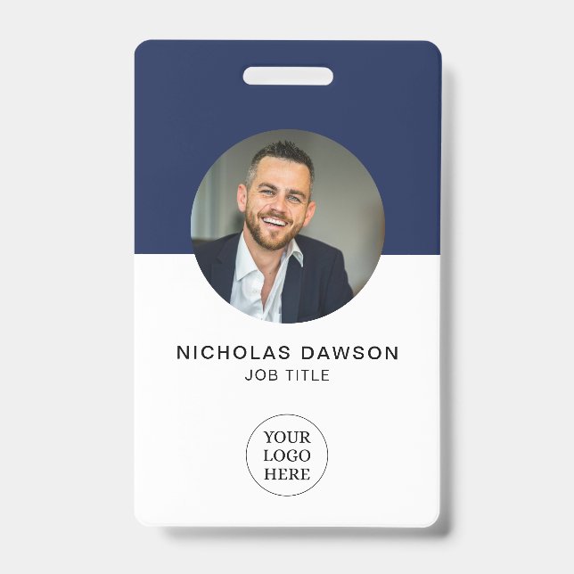Moderne Foto ID Card QR Ausweis (Vorderseite)