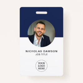 Moderne Foto ID Card QR Ausweis