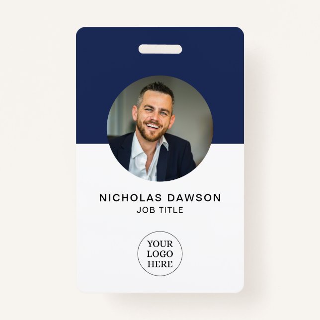 Moderne Foto ID Card QR Ausweis (Vorderseite)
