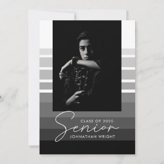 Moderne Foto-Karte für Senior Steps Grad