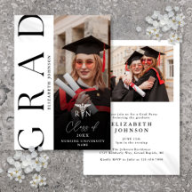 Moderne Foto RN Nurse Graduation Party