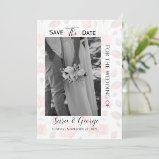 Moderne Foto-Save-the-Date-Karte Einladung
