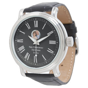 Moderne Foto-Uhr Armbanduhr