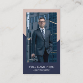 Moderne Foto-Visitenkarte für kreative Berufe Visitenkarte