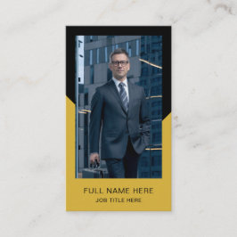 Moderne Foto-Visitenkarte für kreative Berufe Visitenkarte