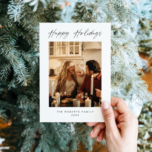 Moderne Foto Weihnachtskarte Einladung (Von Creator hochgeladen)