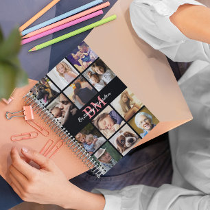 Moderne FotoCollage Mit Monogramm 2024 Planer