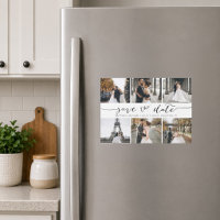 Moderne FotoCollage Save the Date