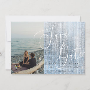Moderne Fotografie-Hochzeit Save The Date