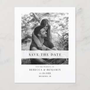 Moderne Fotografie Hochzeitseinladung zum Speicher