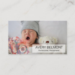 Moderne Fotografie mit Kamerabilderung Visitenkarte