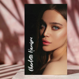 Moderne Fotografie Volltextskript für Fotos Visitenkarte