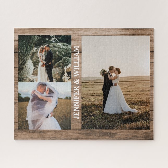 Moderne Fotos Einfache personalisierte Geschenkspe (Horizontal)