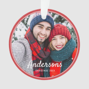 Moderne Frames Einfaches Foto Ornament