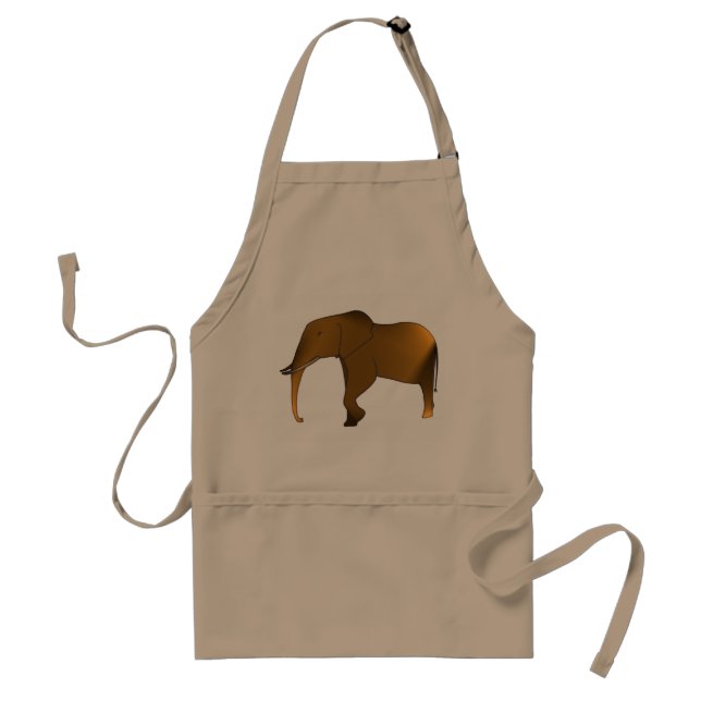 Moderne Frauen Elefant Schürze (Vorne)