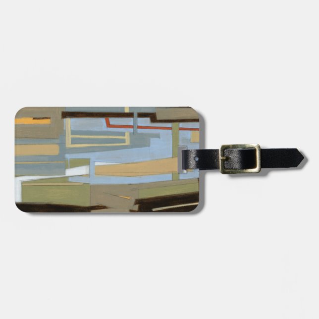 Moderne freie Ausdrucksbilder von Norman Wyatt Gepäckanhänger (Vorderseite horizontal)