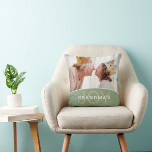 Moderne Freude der Oma 2 Fotos Kissen
