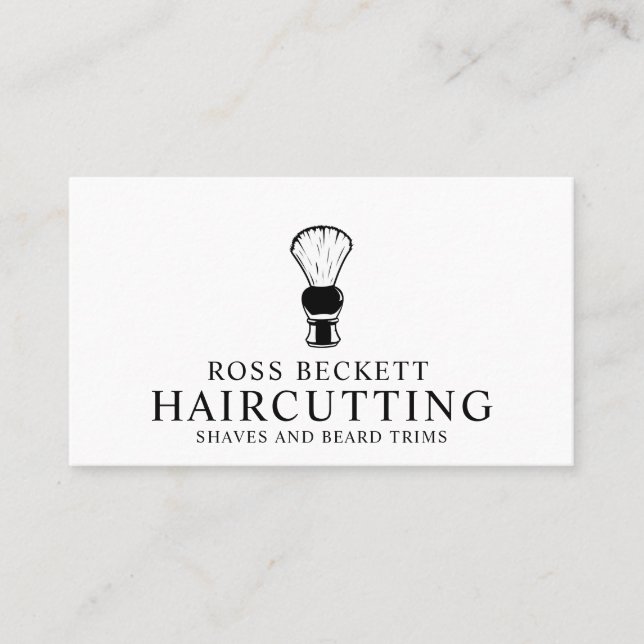 Moderne Friseur-Stylist-Visitenkarte Visitenkarte (Vorderseite)
