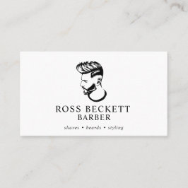 Moderne Friseur-Stylist-Visitenkarte Visitenkarte