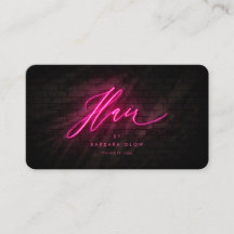 Moderne Friseursalon - Hot Pink Neon