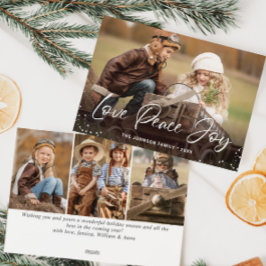 Moderne frohe Weihnachten 4 FOTO Gruß