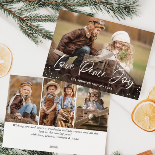 Moderne frohe Weihnachten 4 FOTO Gruß (Von Creator hochgeladen)